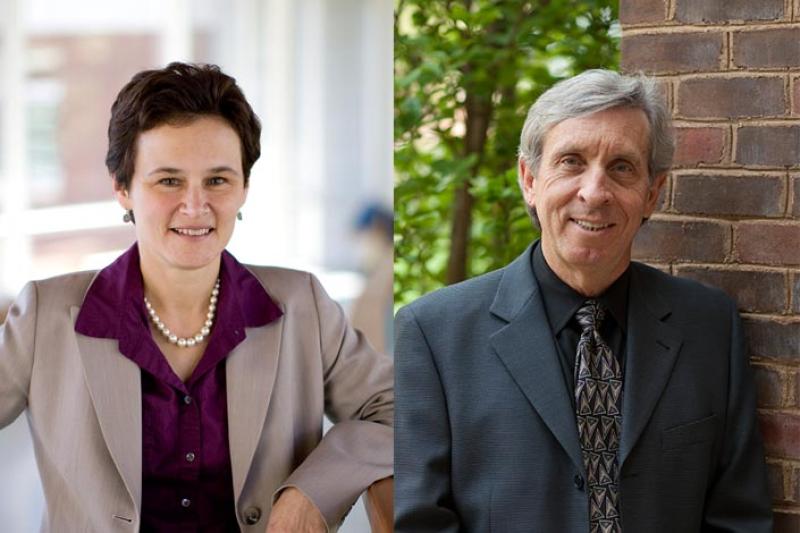 U.Va. historians Elizabeth Varon and Gary Gallagher