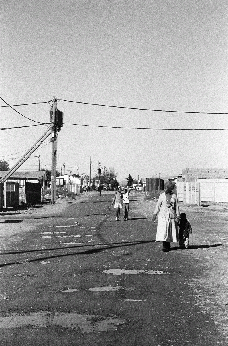 Walking in Zweletemba, South Africa